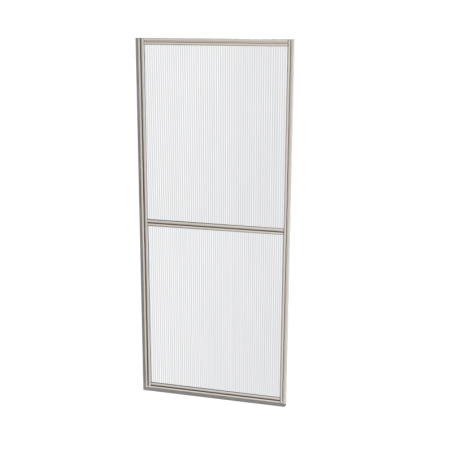 Cloison d'atelier - 1000x2400 mm - Profilé standard - 2x Panneau plein