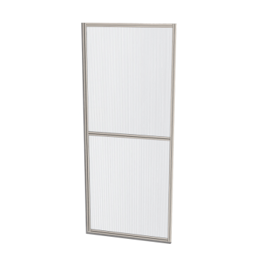 Cloison d'atelier - 1000x2400 mm - Profilé standard - 2x Panneau plein