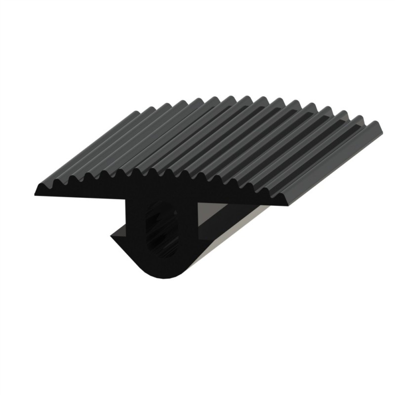 Profilé cache-rainure (Au rouleau de 20 m) - Rainure 8 mm - 32x4 mm - Antidérapant - Elcom shop