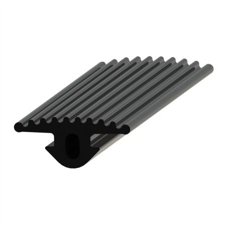 Profilé cache-rainure (Barre de 20 m) - Rainure 5 mm – Section 16x3 mm - Antidérapant - Elcom shop