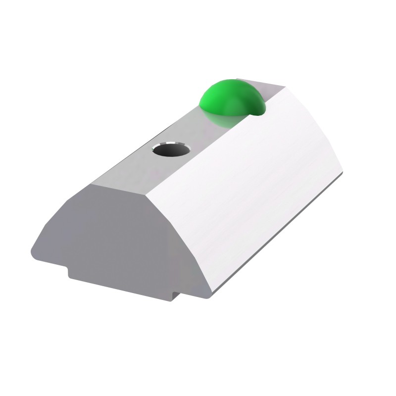 Ecrou rainuré profilé 8 ST - bille colorée verte - Taraudage M3 - Rainure 8 mm - Elcom shop Ecrou rainuré profilé 8 ST - bille colorée verte - Taraudage M3 - Rainure 8 mm - Elcom shop
