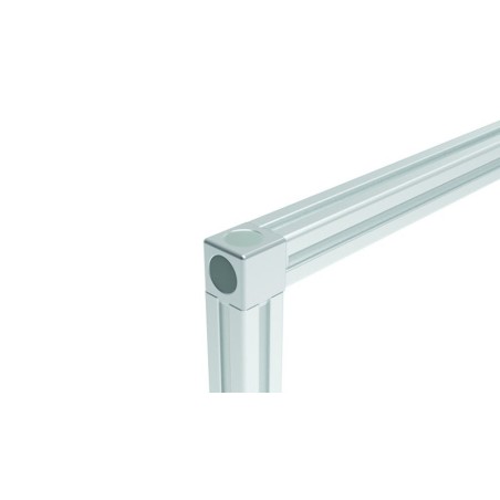Utilisation - Raccord d’angle cube profilé aluminium – 5 mm – 20 mm – 2D - Argent - Elcom shop