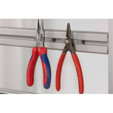 Utilisation - Support port-outil magnétique - 8mm - 56x8x12 mm - gris