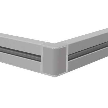 Utilisation - Kit raccord d’angle cube (Boîte de 10 unités) – 8 mm – 40x20 mm – 2D - Economique - Gris