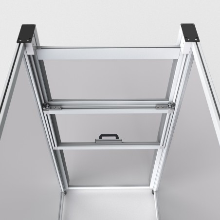 Ouverture H600x840 basse hauteur seuil 1200 - Montage arrière - plan utilisation - elcom shop