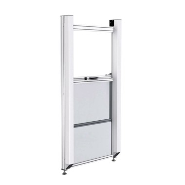 Porte guillotine - Ouverture H600x840 haute hauteur seuil 1200 - Montage arrière - elcom shop
