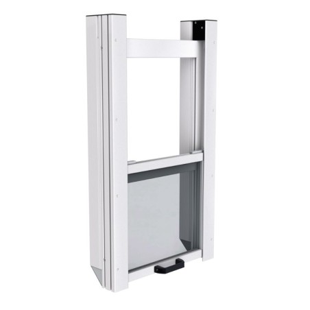 Porte guillotine - Ouverture H450x500 haute hauteur seuil 542 - Montage avant - elcom shop