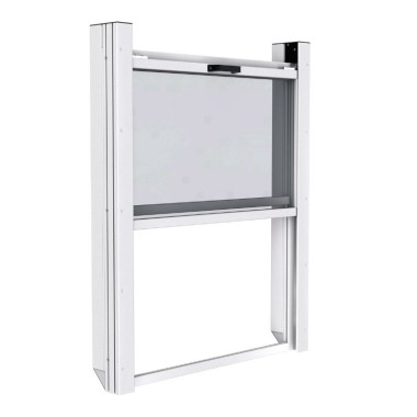 Porte guillotine - Ouverture H600x1000 basse hauteur seuil 40 - Montage avant - elcom shop