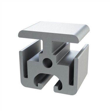 Profilé d’encadrement (Coupe max 6 m) - Rainure 8 mm – Section 40x40 mm - 180° - Elcom shop