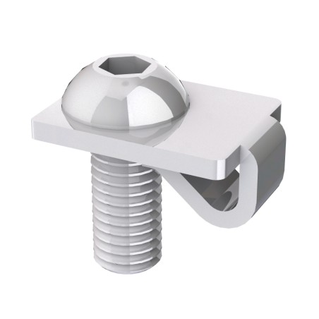 Fixation standard profilé aluminium – Rainure 8 mm – Unilatérale - ESD - Elcom shop
