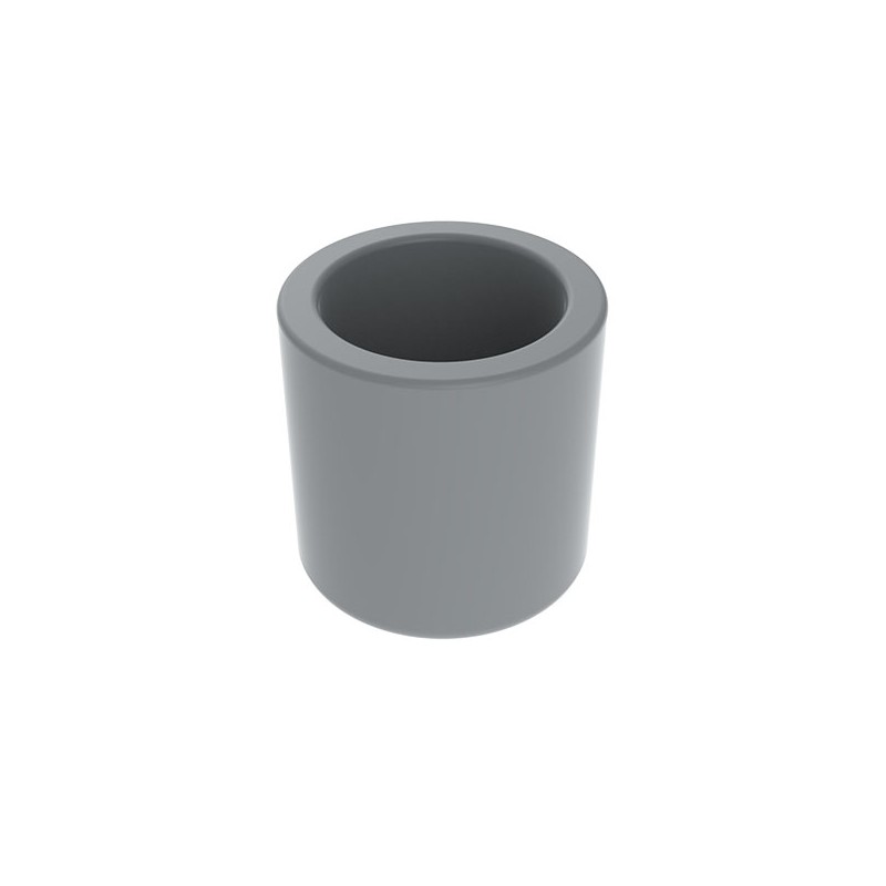 Embout patin profilé aluminium - D30 - Antiglisse - Elcom shop