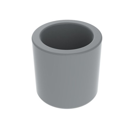 Embout patin profilé aluminium - D30 - Antiglisse - Elcom shop