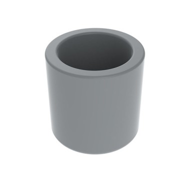 Embout patin profilé aluminium - D30 - Antiglisse - Elcom shop
