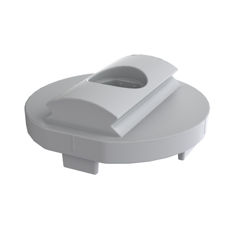 Adaptateur profilé aluminium rond – Rainure 8 mm – D30 – Diamètre 30 mm – Elcom shop
