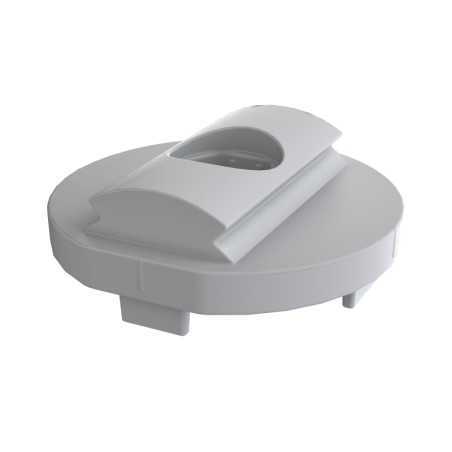 Adaptateur profilé aluminium rond – Rainure 8 mm – D30 – Diamètre 30 mm – Elcom shop