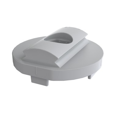 Adaptateur profilé aluminium rond – Rainure 8 mm – D30 – Diamètre 30 mm – Elcom shop