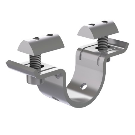 Support de fixation – profilé aluminium rond D30 – Diamètre 30 mm – Elcom shop