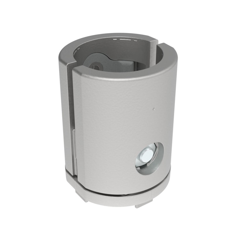 Connecteur profilé aluminium rond – Rainure 8 mm – D30-90° – Diamètre 30 mm – Elcom shop