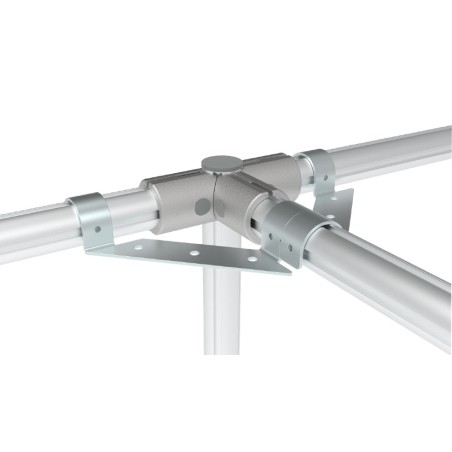 Utilisation - Equerre plan de travail pour profilé aluminium rond D30 – Diamètre 30 mm – Elcom shop