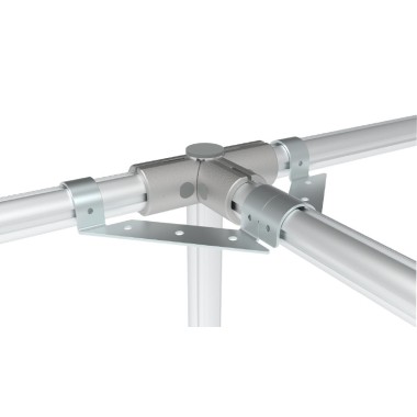 Utilisation - Equerre plan de travail pour profilé aluminium rond D30 – Diamètre 30 mm – Elcom shop