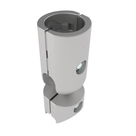 Fixation à rotule pour profilé aluminium rond D30 – Diamètre 30 mm – Elcom shop