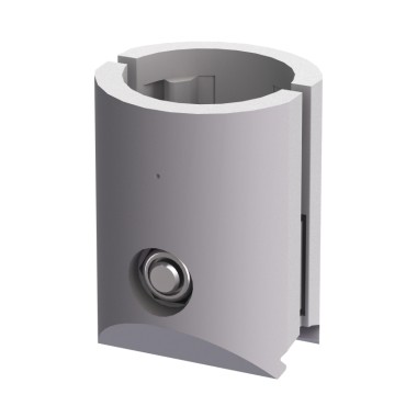 Connecteur en T profilé aluminium rond – D30-90° – Diamètre 30 mm – Elcom shop