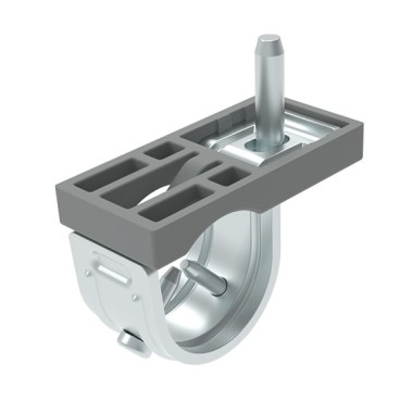 Kit support de fixation pour plan de travail – profilé aluminium rond – D30 – Diamètre 30 mm – Elcom shop