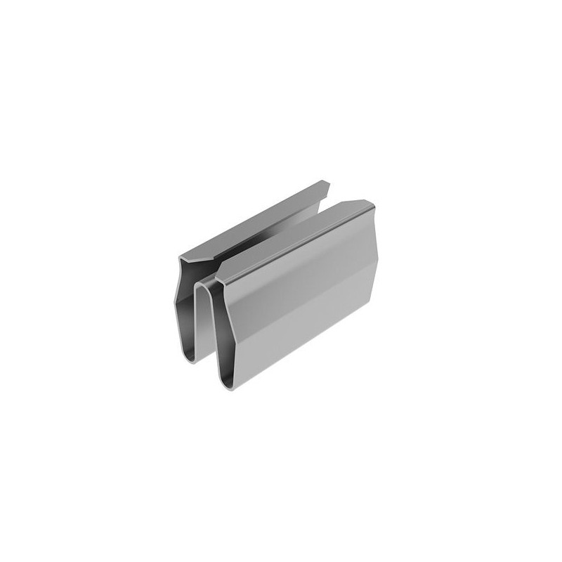 Clip de fixation en acier pour profilé aluminium - Rainure 8 mm - Elcom shop