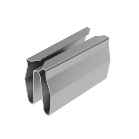Clip de fixation en acier pour profilé aluminium - Rainure 8 mm - Elcom shop