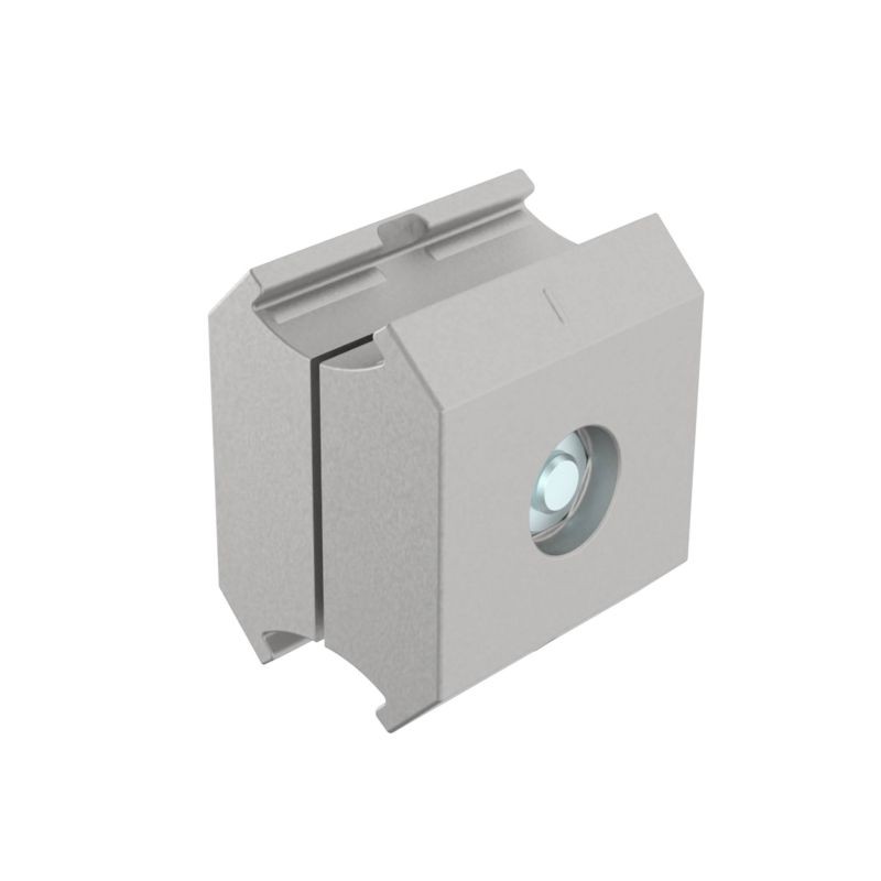 Connecteur parallèle pour profilé aluminium rond – D30 – Diamètre 30 mm – Elcom shop