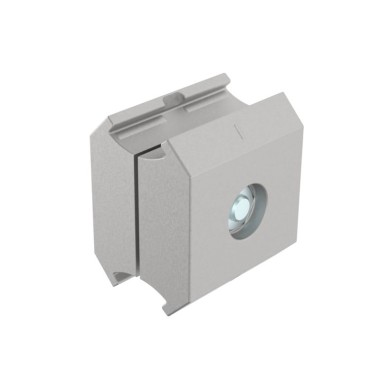 Connecteur parallèle pour profilé aluminium rond – D30 – Diamètre 30 mm – Elcom shop