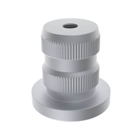 Insert fileté pour profilé aluminium rond D30 (diamètre 30 mm) - Taraudage M10 - Elcom shop