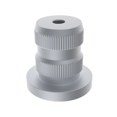 Insert fileté pour profilé aluminium rond D30 (diamètre 30 mm) - Taraudage M8 - Elcom shop