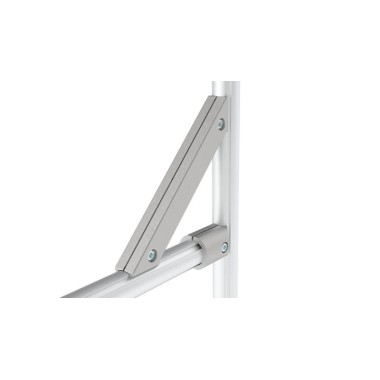 Utilisation - Équerre de renfort profilé aluminium rond – 45° – D30 – Diamètre 30 mm - Elcom shop