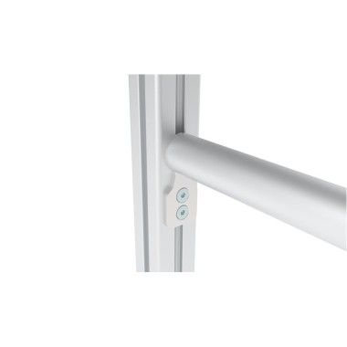 Utilisation - Kit support profilé aluminium rond – Rainure 8 mm – D30 – Diamètre 30 mm – Elcom shop