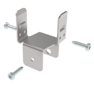 Kit fixation intermédiaire pour rail à galets sur profilé aluminium rond– D30 – Diamètre 30 mm – Elcom shop