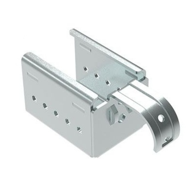 Kit fixation à griffe inclinables sans butée pour rail à galets en profilé aluminium – D30 – Diamètre 30 mm – Elcom shop