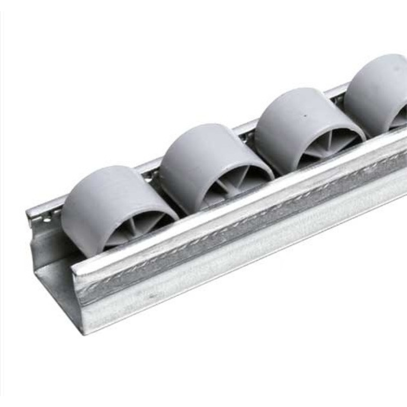 Rail à galets cylindriques pour profilé aluminium – D28 – P33 – Elcom shop