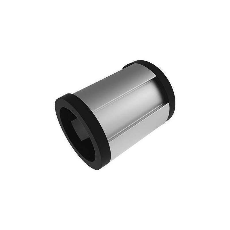 Palier lisse linéaire pour profilé aluminium rond - D40/D30 - Diamètre 40/30 mm - ESD - noir - Elcom shop