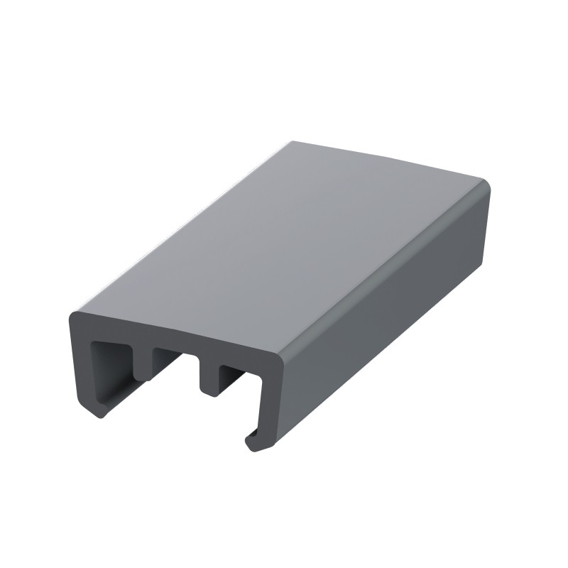 Profilé de glissement en plastique HDPE pour profilé aluminium rond - D30 - Diamètre 30 mm - ESD - Elcom shop