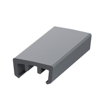 Profilé de glissement en plastique HDPE pour profilé aluminium rond - D30 - Diamètre 30 mm - ESD - Elcom shop