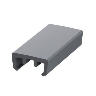 Profilé de glissement en plastique HDPE pour profilé aluminium rond - D30 - Diamètre 30 mm - ESD - Elcom shop