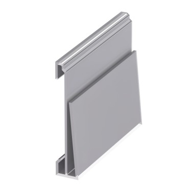 Profilé porte-étiquette clipsable compatible avec profilé aluminium rond – D28 – Diamètre 28 mm - Elcom shop