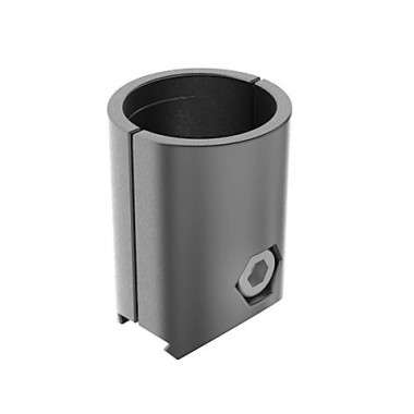 Connecteur d'angle pour profilé aluminium rond – D28-90° – Diamètre 28 mm – Elcom shop