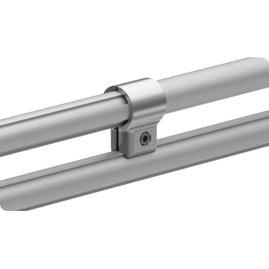 Utilisation - Connecteur parallèle pour profilé aluminium rond – D28 – Diamètre 28 mm – Elcom shop
