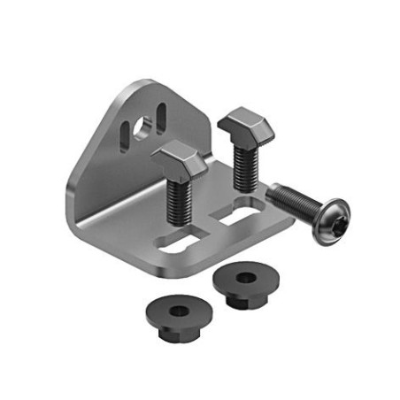 Équerre de fixation à 90° pour profilé aluminium rond – D28 – Diamètre 28 mm – Elcom shop
