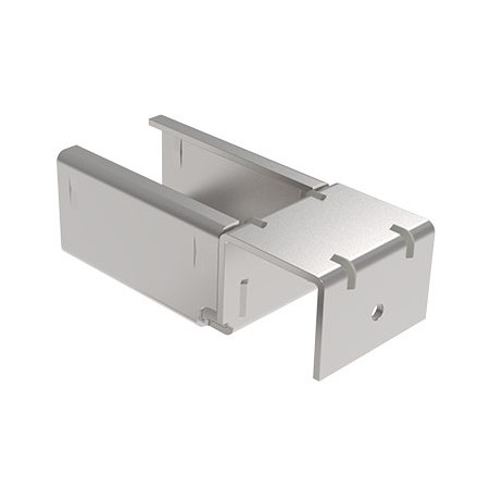 Kit support d'extrémité sans butée pour rail à galets en profilé aluminium rond – H30.6mm – D28mm – Elcom shop