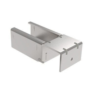 Kit support d'extrémité sans butée pour rail à galets en profilé aluminium rond – H30.6mm – D28mm – Elcom shop