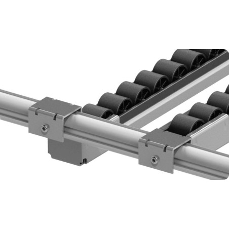 Utilisation – Kit support d'extrémité sans butée pour rail à galets en profilé aluminium rond – H30.6mm – D28mm – Elcom shop