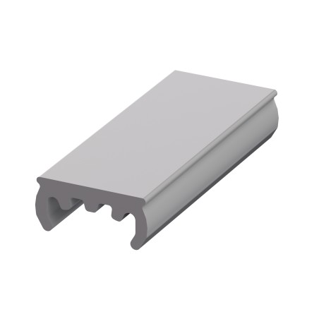 Rail de glissement pour profilé aluminium rond - 2M - D28 - Diamètre 28 mm - Elcom shop
